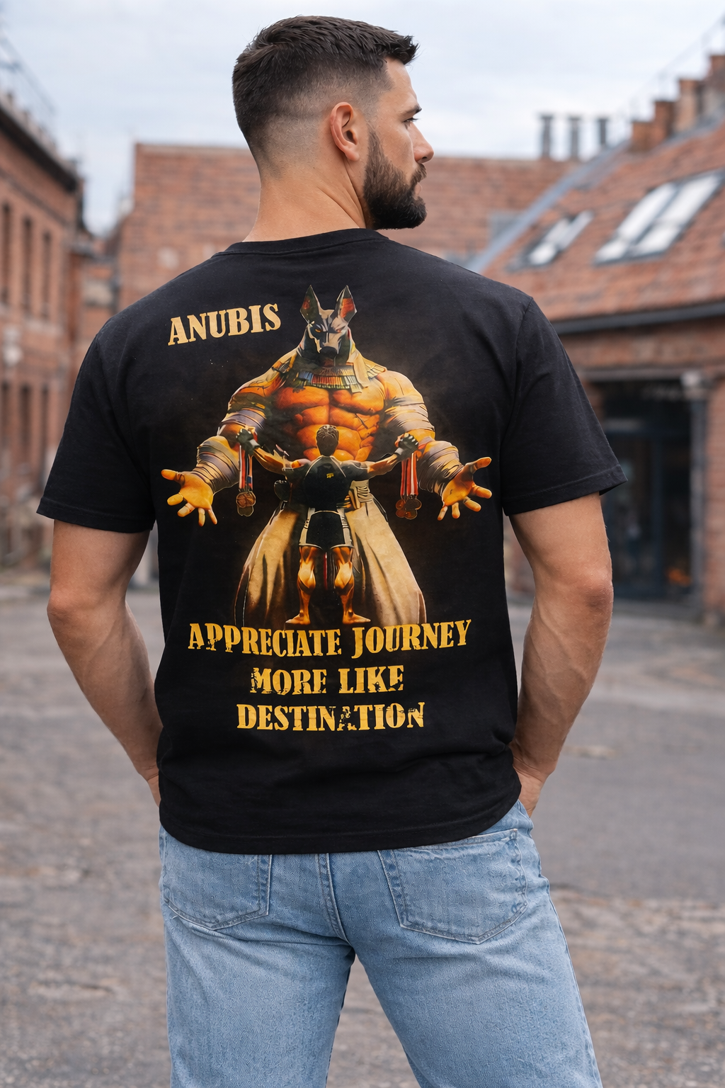 NARA-STYLE GOODS SERIES – ANUBIS T-SHIRT | 190GSM