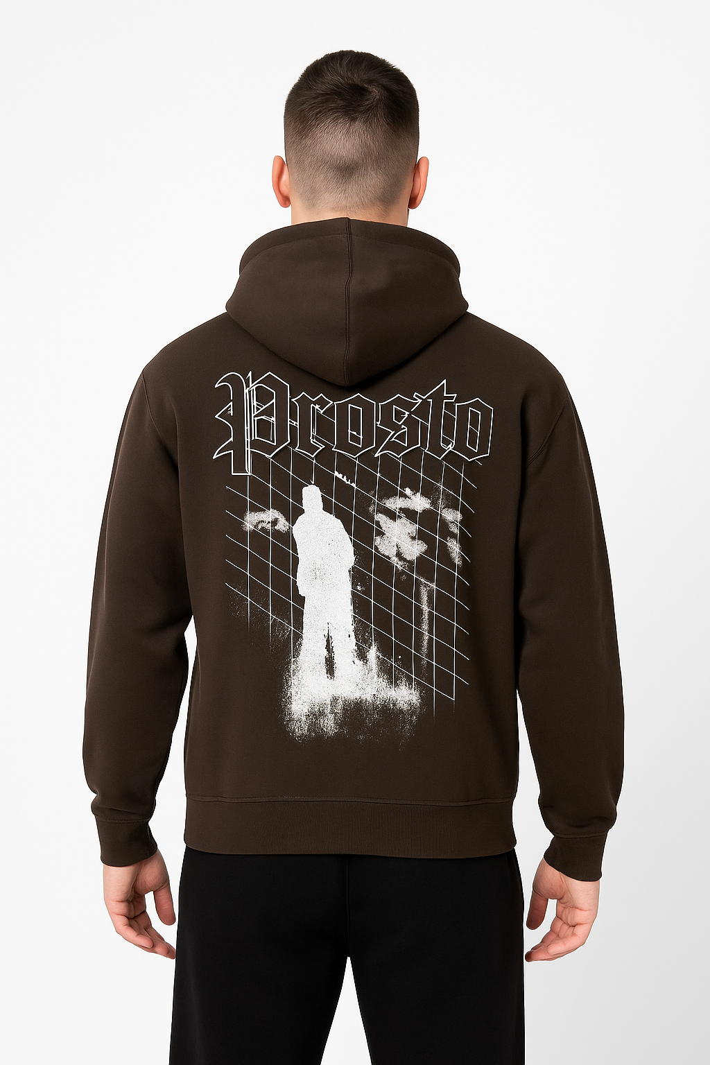PROSTO – Hoodie Shadow Washed Black 🖤⚡