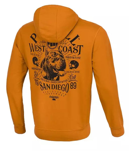 🖤 PIT BULL WEST COAST “San Diego 89” Hoodie Yellow Honey
