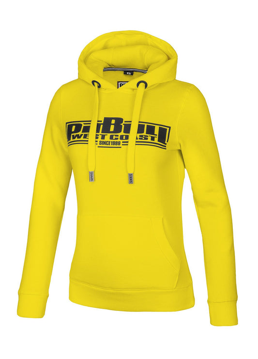 🖤 PIT BULL WEST COAST Women’s Hoodie Classic Boxing Yellow