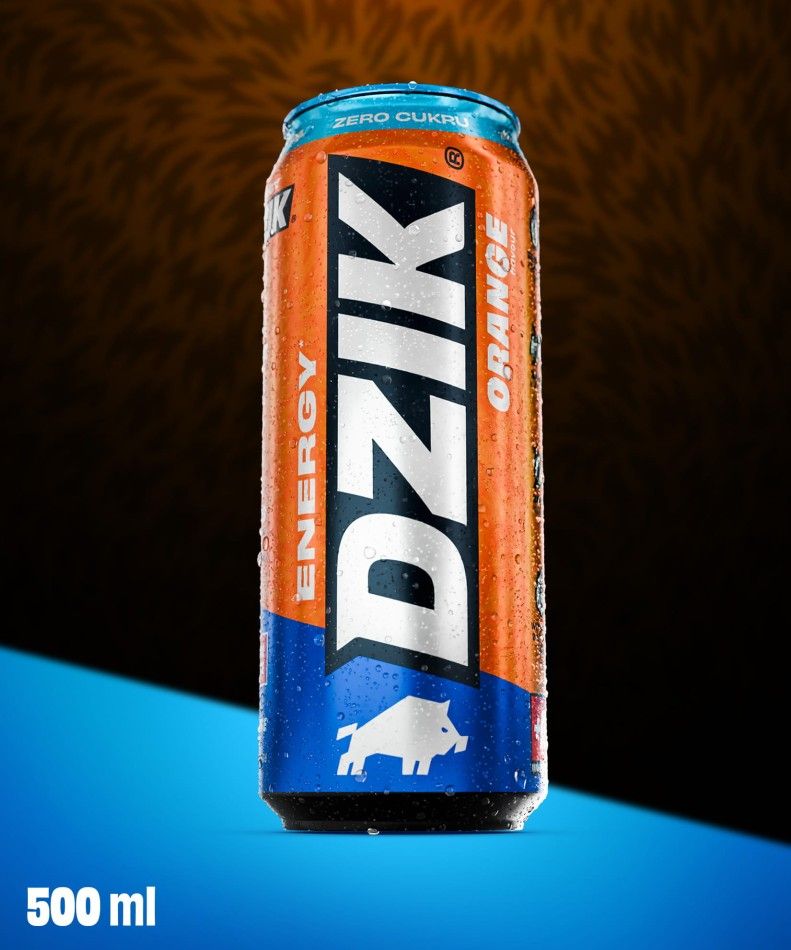🍊⚡ WK DZIK Orange Energy Drink – Sugar Free