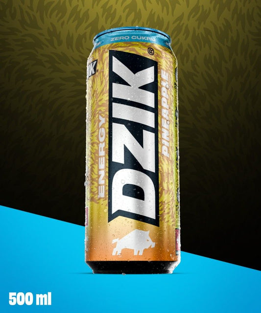 🍍⚡ WK DZIK Pineapple Energy Drink – Sugar Free