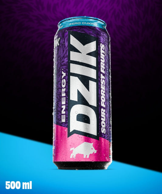 🫐⚡ WK DZIK Forest Fruits Energy Drink – Sugar Free