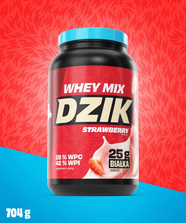 🍓💪 WK DZIK Whey Protein – Strawberry Flavour