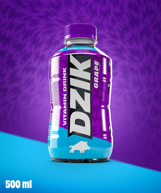 🍇💧 WK DZIK Vitamin Drink – Grape 500 ml