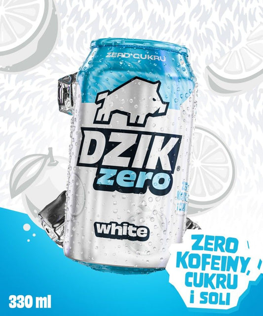 🍋⚡ DZIK ZERO WHITE – Citrus Candy Flavour-330ml