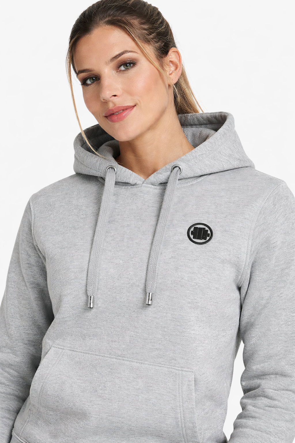 🖤 PIT BULL WEST COAST Women’s Hoodie Small Logo Grey