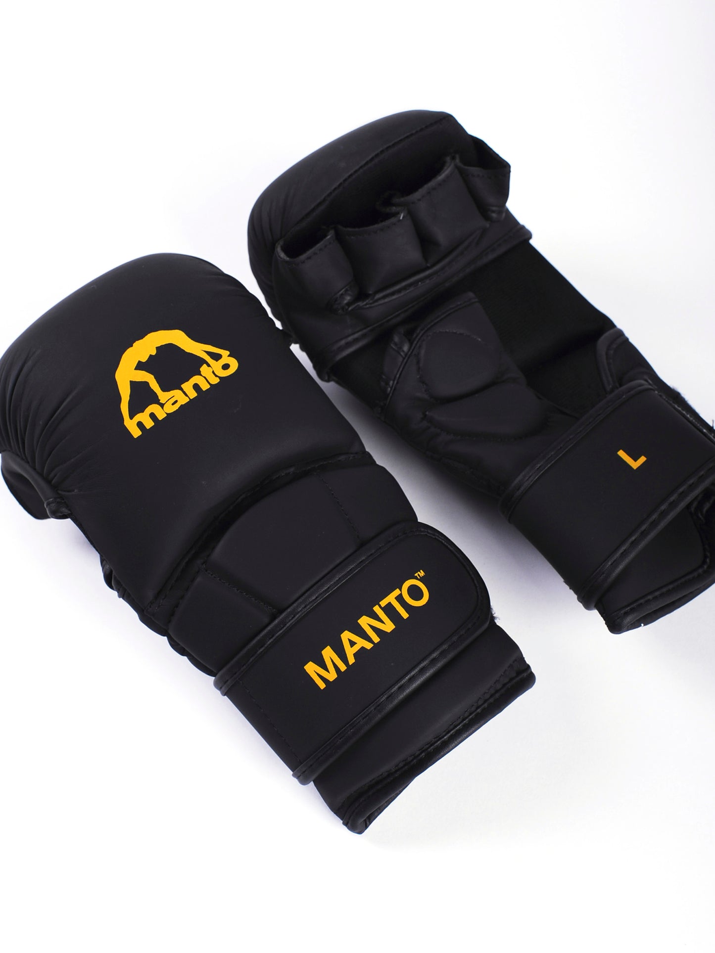 🥊🧤 MANTO Shooter Gloves ESSENTIAL – Black/Yellow