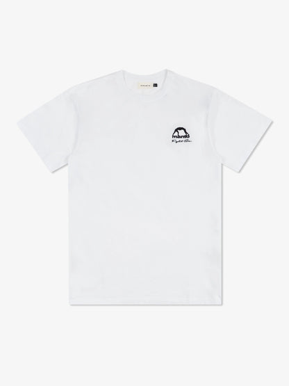 🤍 MANTO T-Shirt Fight Company – White