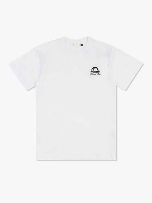🤍 MANTO T-Shirt Fight Company – White