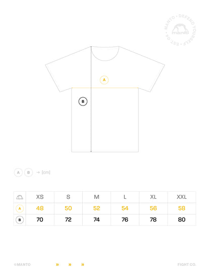 🤍 MANTO T-Shirt Fight Company – White