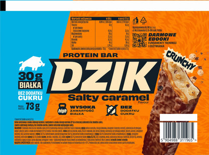 🍫🧂 WK DZIK Protein Bar – Salted Caramel – 73 g