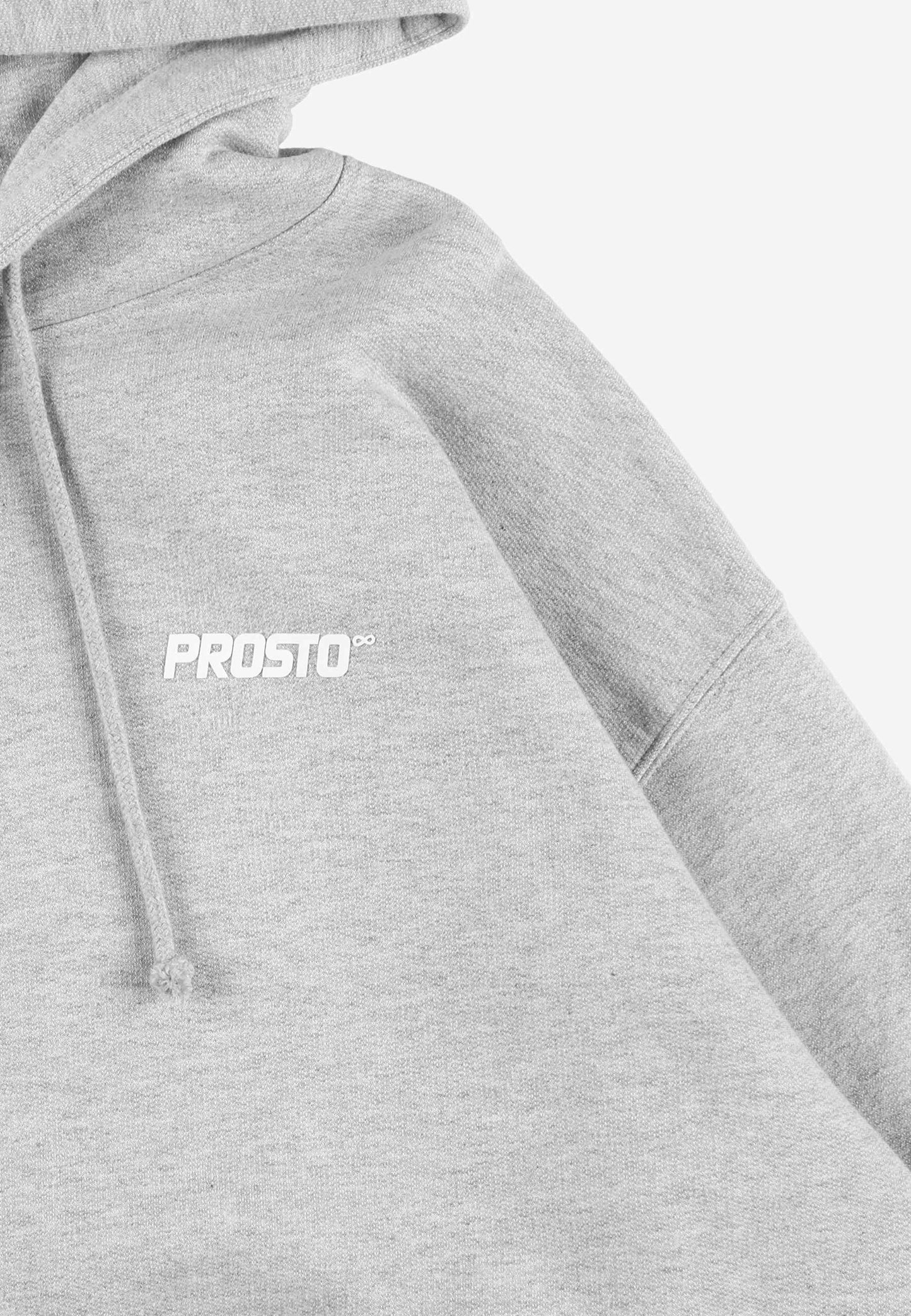 PROSTO – Zip Hoodie Logo Gray ⚫✨