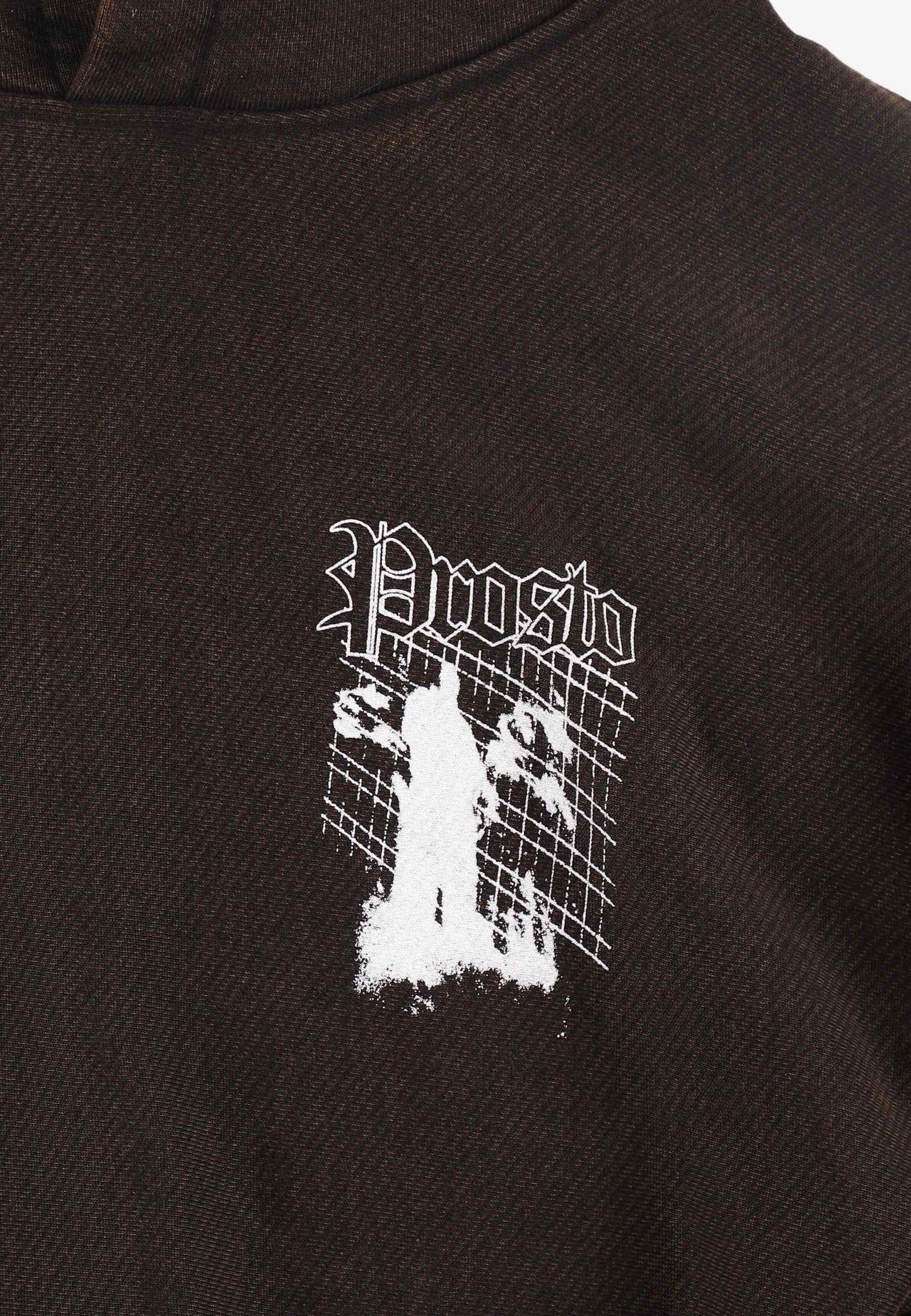 PROSTO – Hoodie Shadow Washed Black 🖤⚡