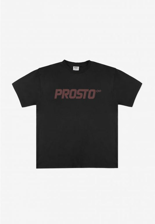 PROSTO – Big Logo Washed Black T-Shirt 🔥
