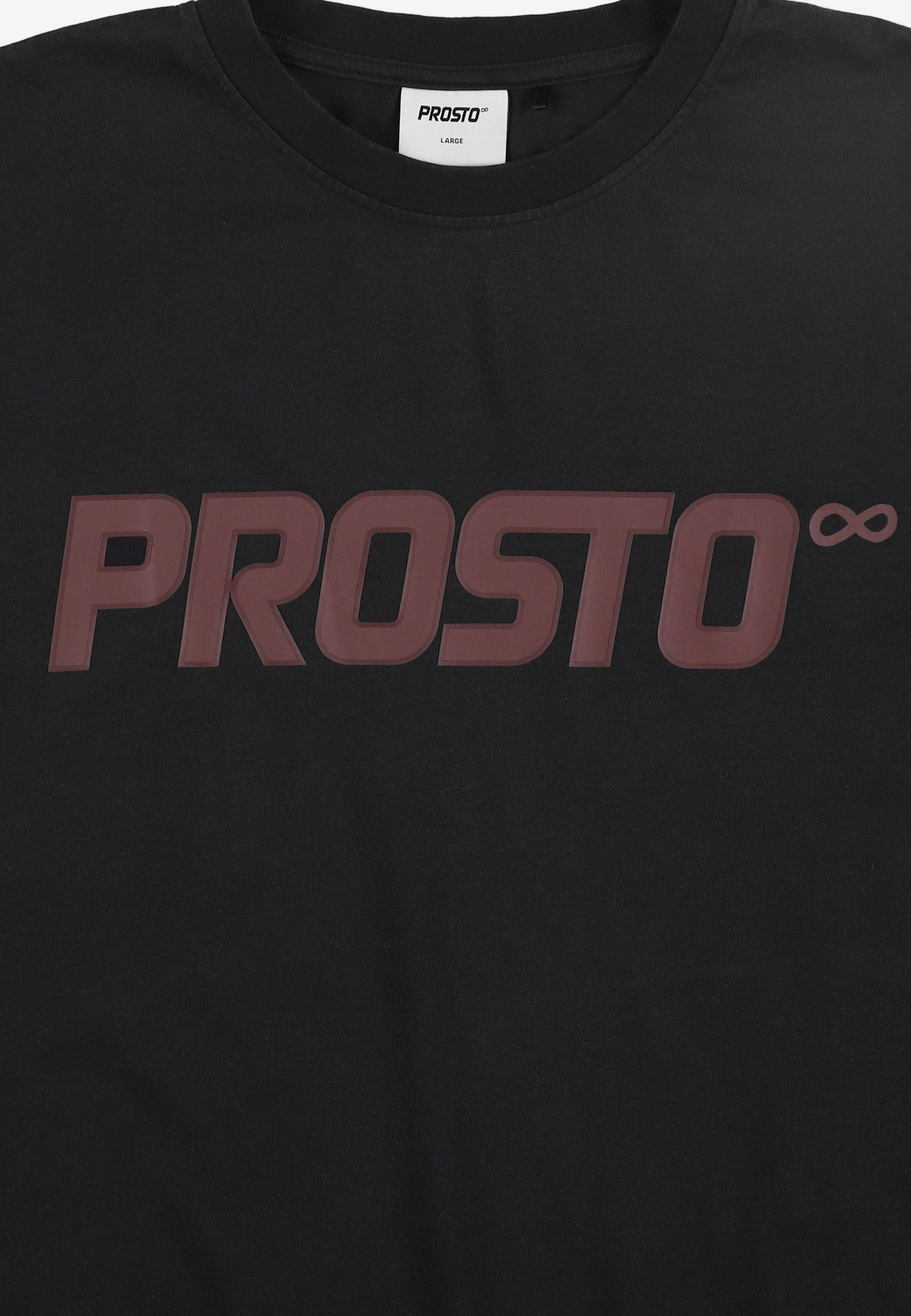PROSTO – Big Logo Washed Black T-Shirt 🔥