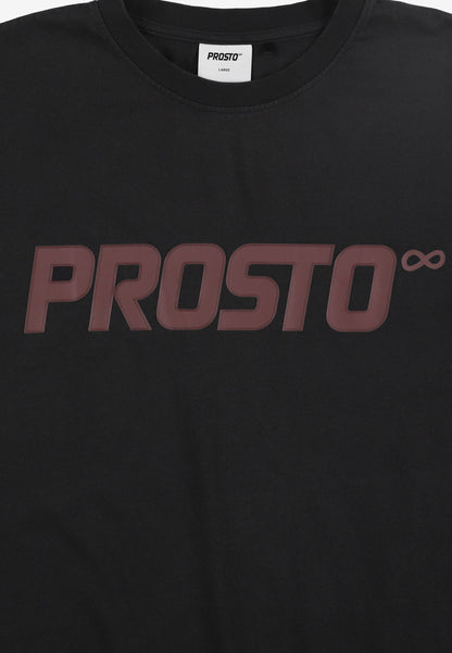 PROSTO – Big Logo Washed Black T-Shirt 🔥