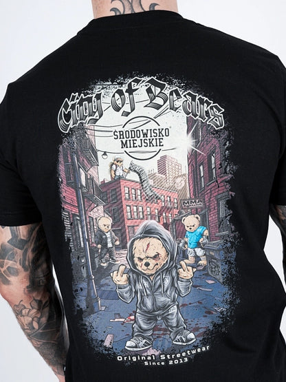 City of Bears T-shirt – Black | Środowisko Miejskie