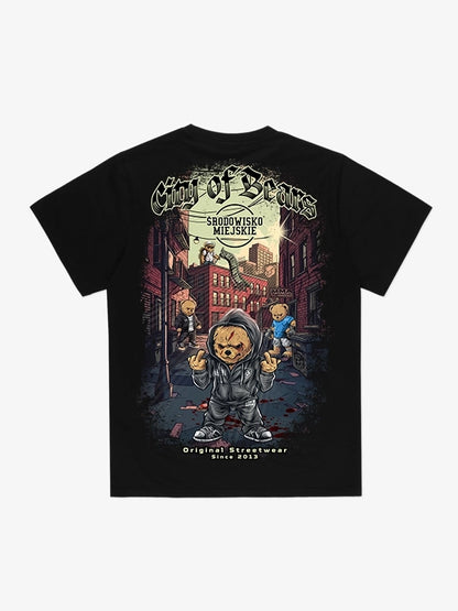 City of Bears T-shirt – Black | Środowisko Miejskie