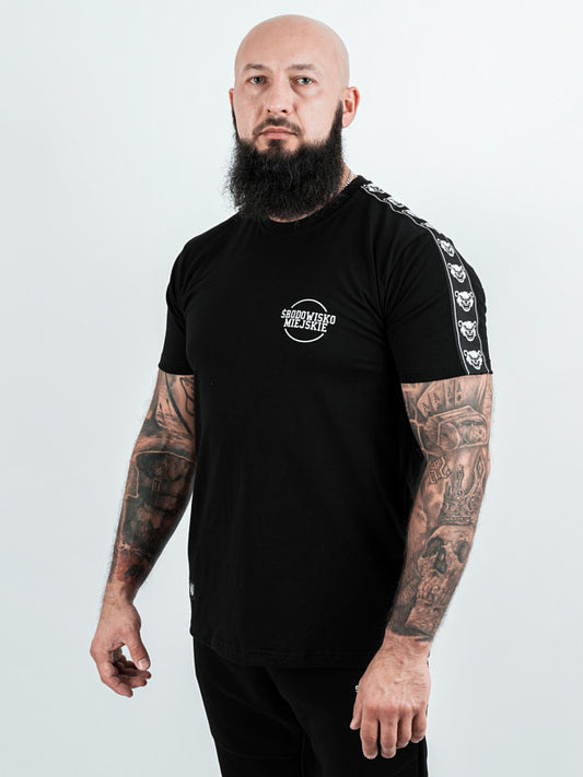 Classic Lampas T-shirt – Black | Środowisko Miejskie