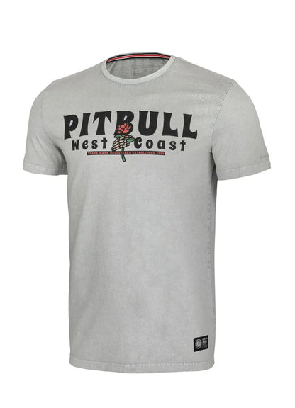 PIT BULL WEST COAST – Denim Washed Santa Muerte T-Shirt