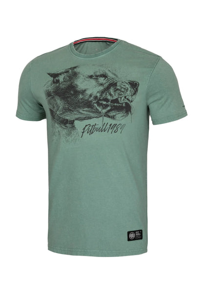 PIT BULL WEST COAST – Denim Washed Shlimock T-Shirt