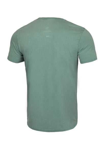 PIT BULL WEST COAST – Denim Washed Shlimock T-Shirt