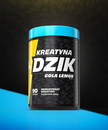 DZIK Creatine Monohydrate Cola Lemon 🥤🍋💪