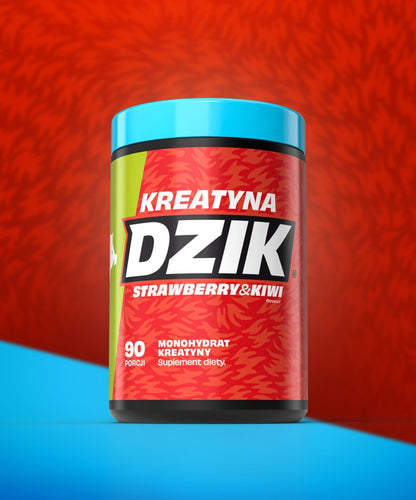 DZIK Creatine Monohydrate Strawberry Kiwi 🍓🥝💪