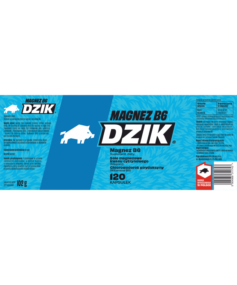 DZIK Magnesium B6 ⚡💊🔥
