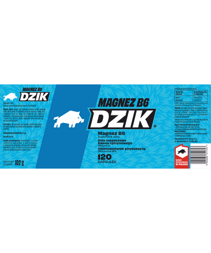 DZIK Magnesium B6 ⚡💊🔥