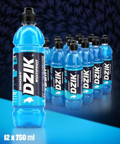 WK DZIK Zero Multi-Fruit Drink with Vitamins & Magnesium ⚡🥤🔥 12x750ml