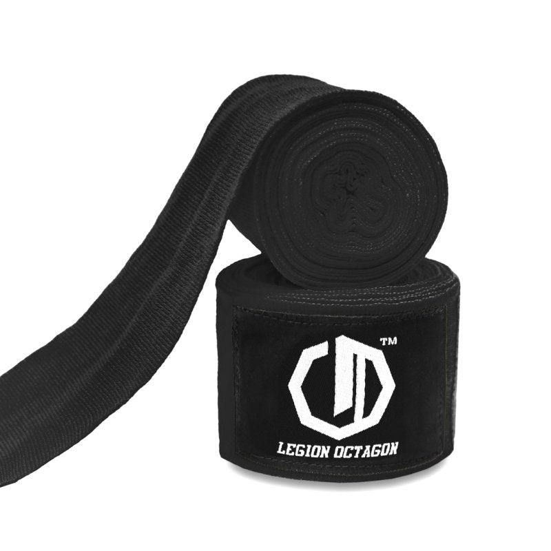 OCTAGON – Standard Boxing Hand Wraps Black