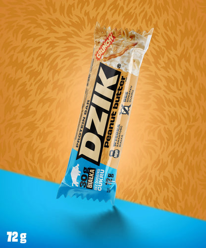 🥜🤍 WK DZIK Protein Bar – Peanut Butter – 72 g