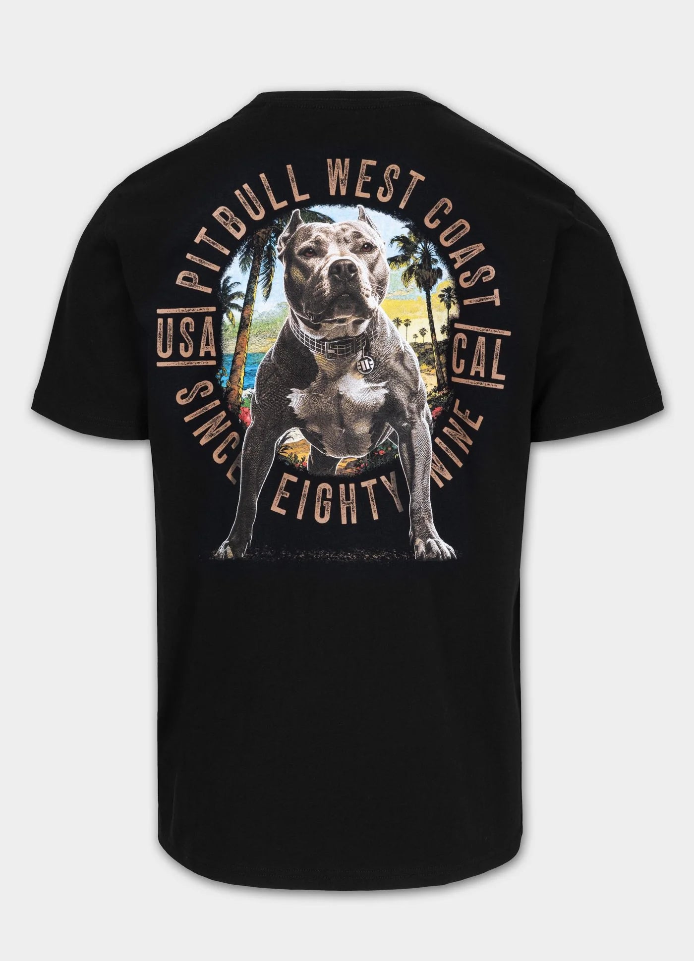 🌴🖤 Pit Bull West Coast Men's T-Shirt “BEACH BOY” 🔥
