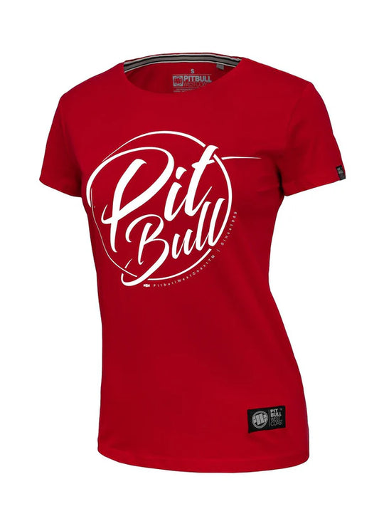 Pit Bull Women’s T-Shirt – PB Inside Red