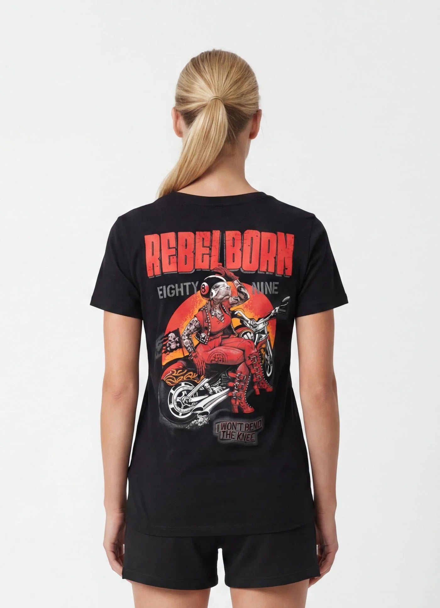Pitbull WestPitbull West Coast Women’s T-Shirt “REBEL BORN” 🔥🖤
