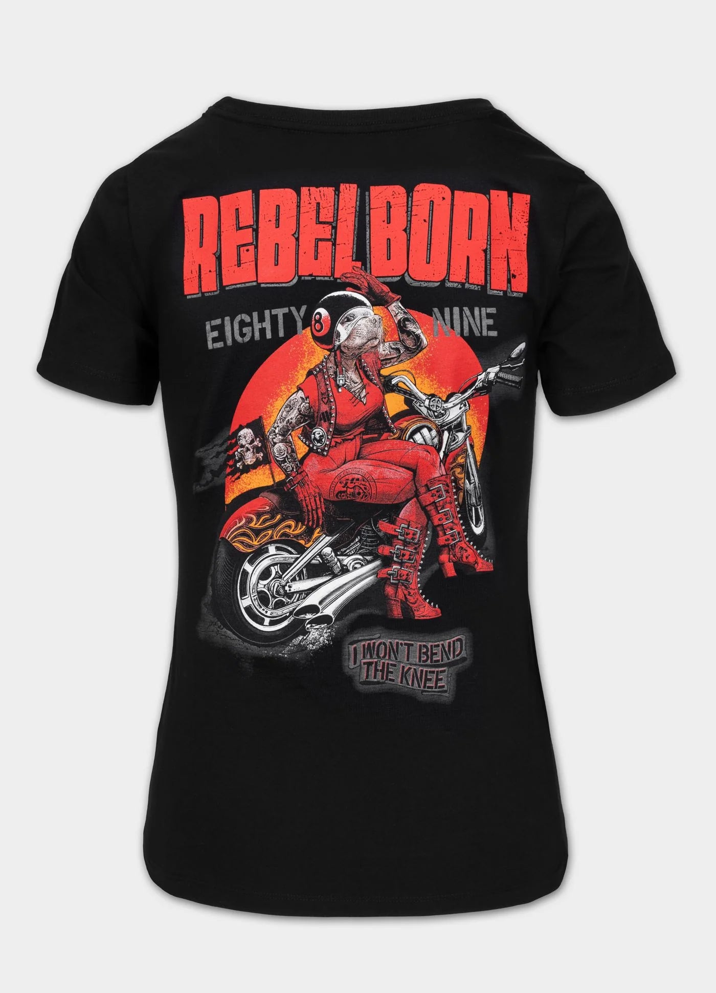 Pitbull WestPitbull West Coast Women’s T-Shirt “REBEL BORN” 🔥🖤