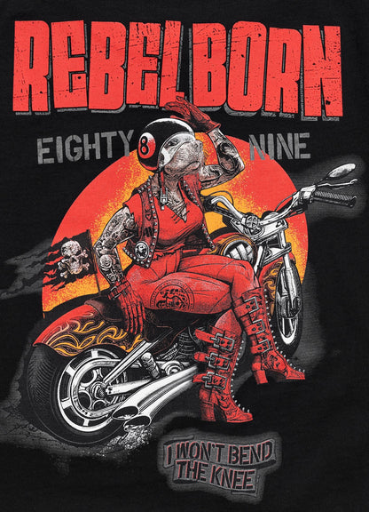 Pitbull WestPitbull West Coast Women’s T-Shirt “REBEL BORN” 🔥🖤