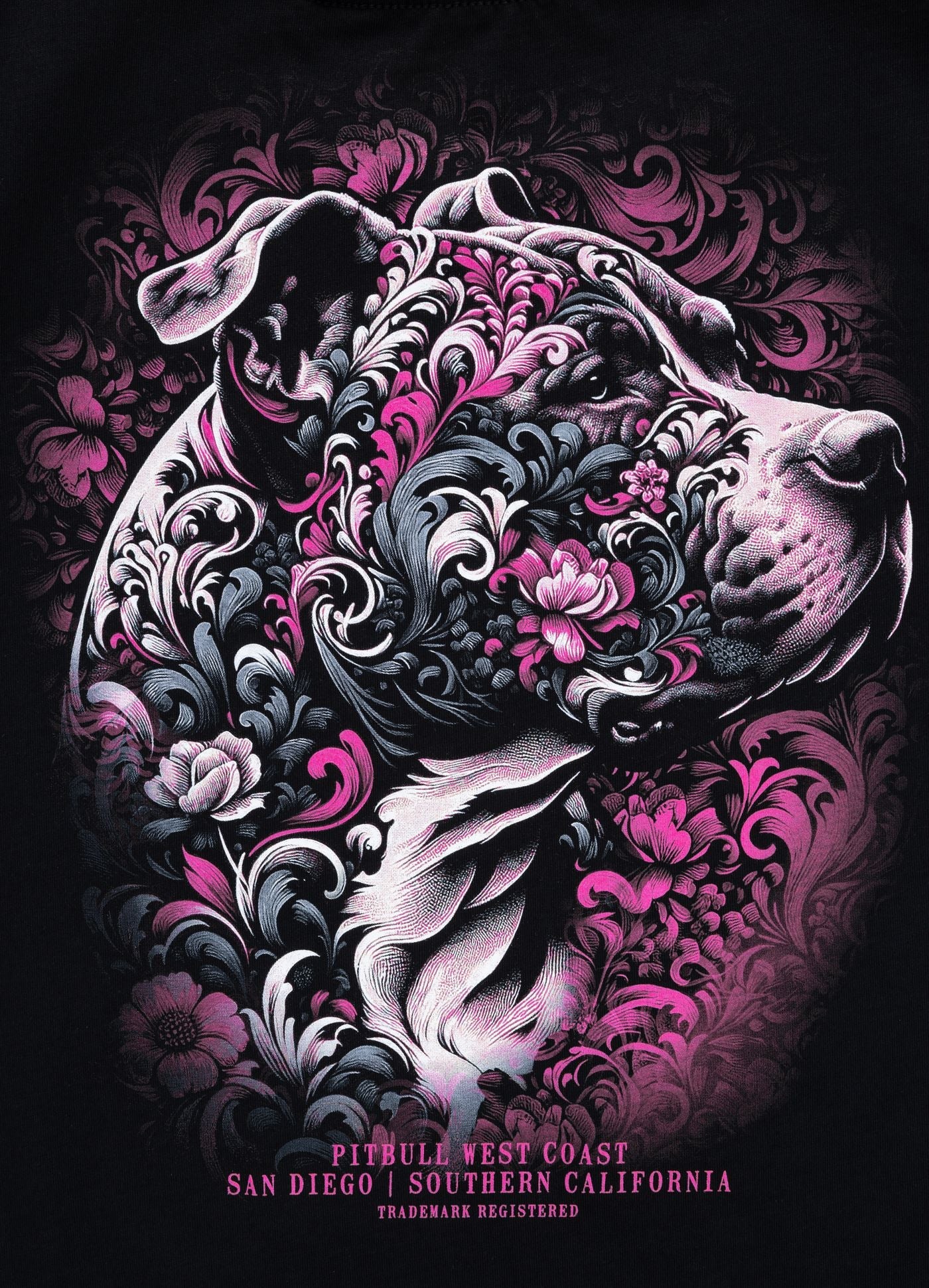 🌸🖤 Pit Bull West Coast Women's T-Shirt “TATTOO”