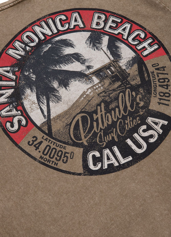 Men’s T-shirt – Oceanside Coyote Brown