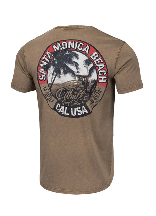 Men’s T-shirt – Oceanside Coyote Brown