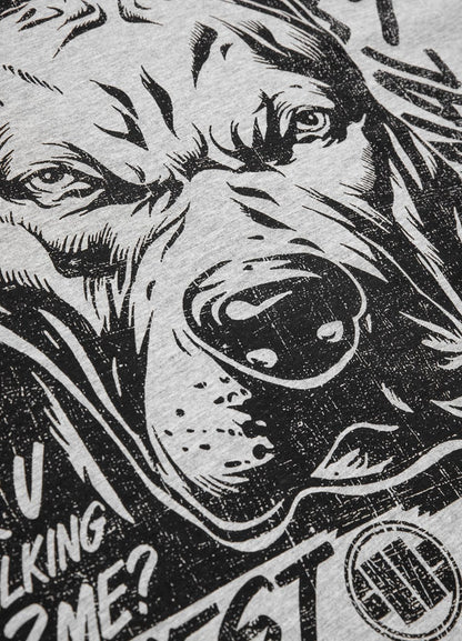 Pit Bull West Coast presents: T-shirt Grey Dog Grey