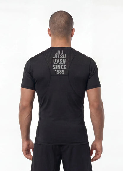 🥋🔥 Pit Bull West Coast Technical Mesh Sports T-Shirt “JIU JITSU” – Performance Pro+ Series 💪