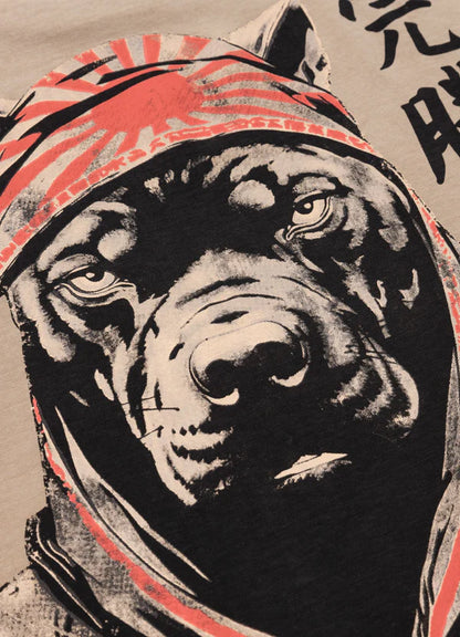 Pit Bull West Coast – T-Shirt BRAVERY Sand
