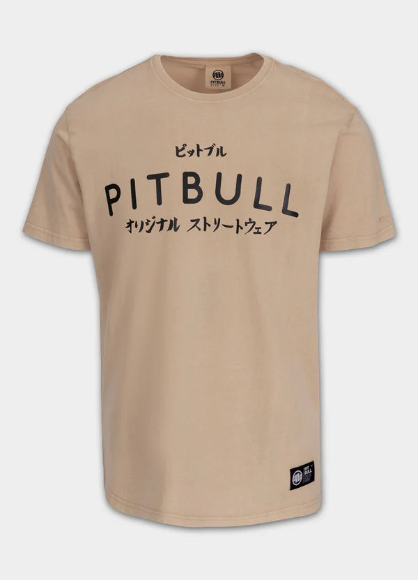 Pit Bull West Coast – T-Shirt BRAVERY Sand