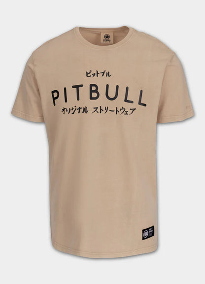 Pit Bull West Coast – T-Shirt BRAVERY Sand
