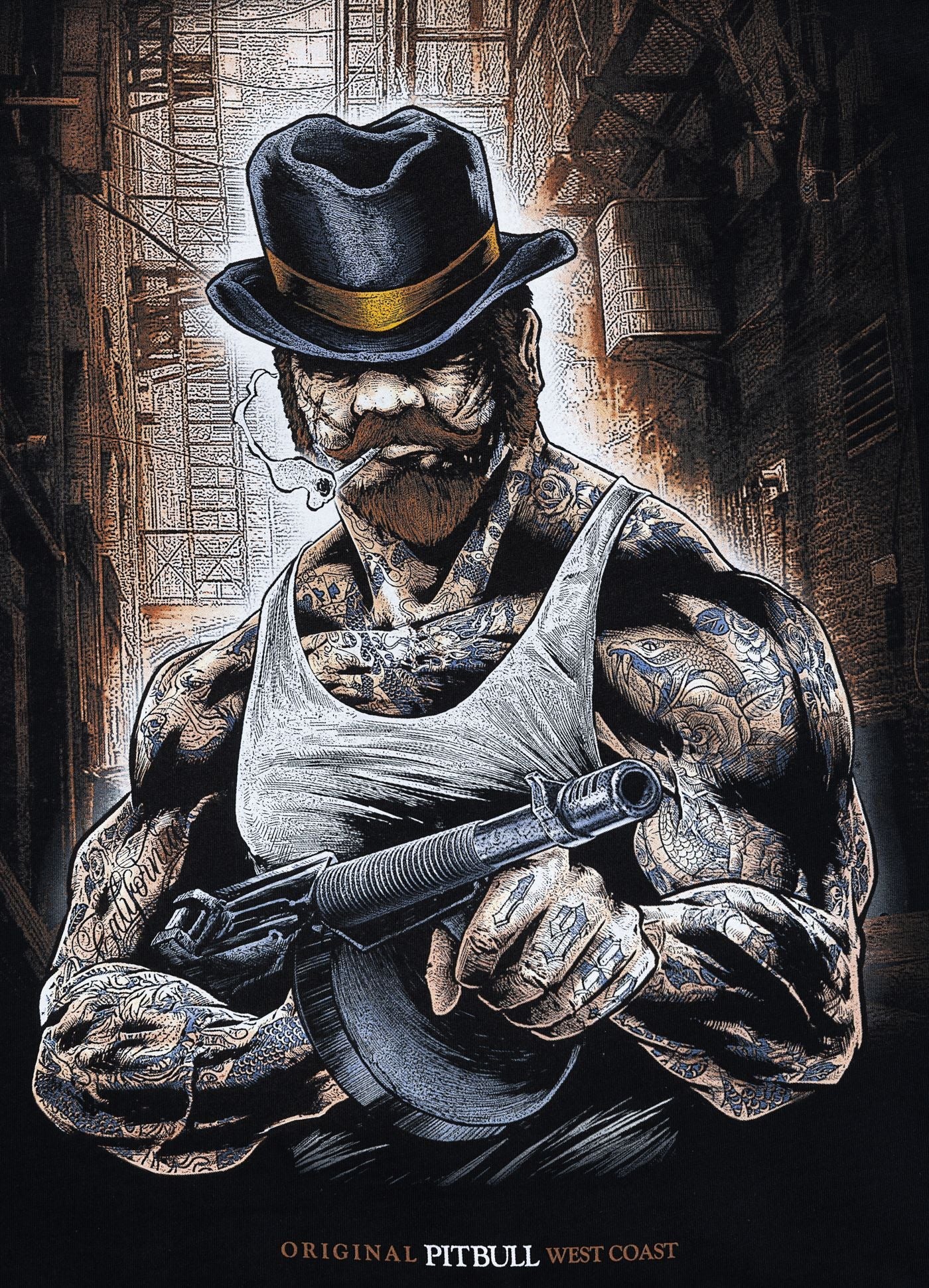 🖤 PIT BULL WEST COAST T-Shirt HATTER – Regular Series