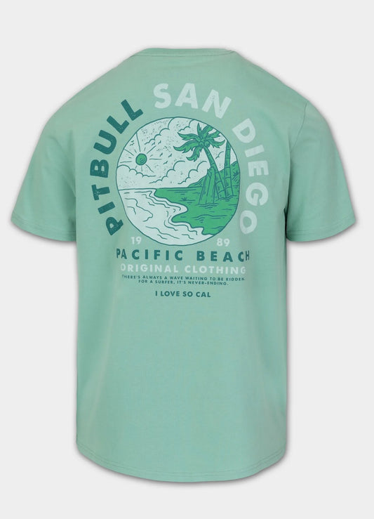 Men’s T-Shirt PLANET SURF – Mint by Pit Bull West Coast
