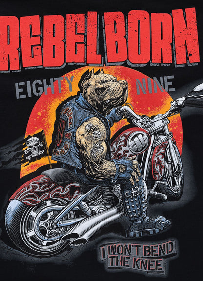 🖤 PIT BULL WEST COAST T-Shirt Rebel Born – Regular Series